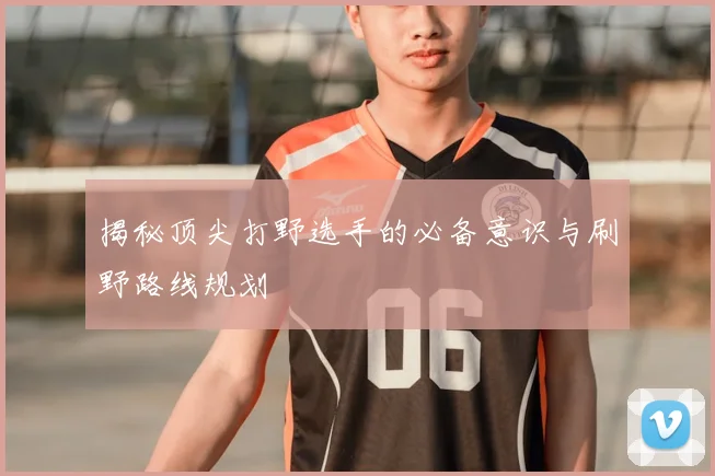 揭秘顶尖打野选手的必备意识与刷野路线规划